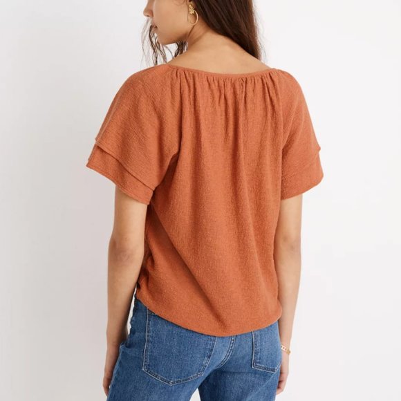 MADEWELL Texture & Thread | Tiered-Sleeve Top - Picture 5 of 9